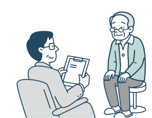 ⼊所前 事前⾯接